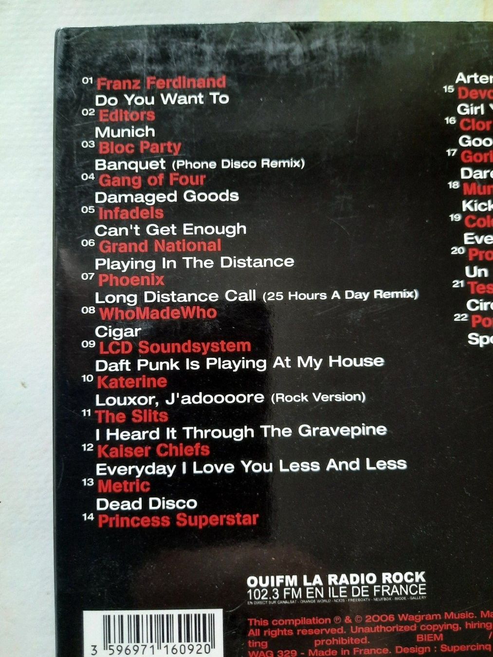CD: Cd Oui FM - Rock club compilation – Usato da Pully venduto da bro_n52j 2