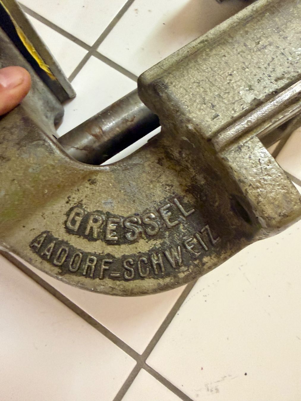 Gressel Alle Werkzeuge: Étau Gressel 125 mm utilisé bon état – Gebraucht aus Lausanne von Ranger19 6
