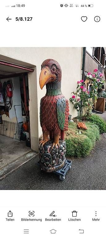 Sculture & Statue: Grosse handgeschnitzte Vögel  – Usato da Sevelen venduto da tib_8clc