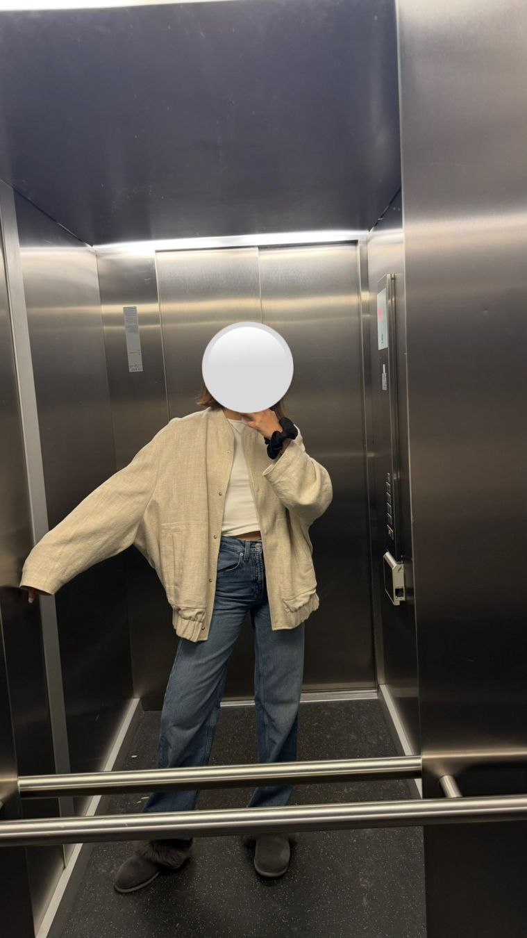 Zara Giacche: Zara Leinen Bomberjacke, Gr. S (oversized!) – Nuovo (secondo la descrizione) da Schlieren venduto da Marjuk 3