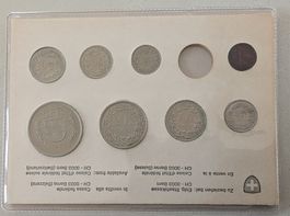 Münzsatz Schweiz 1975 stgl.