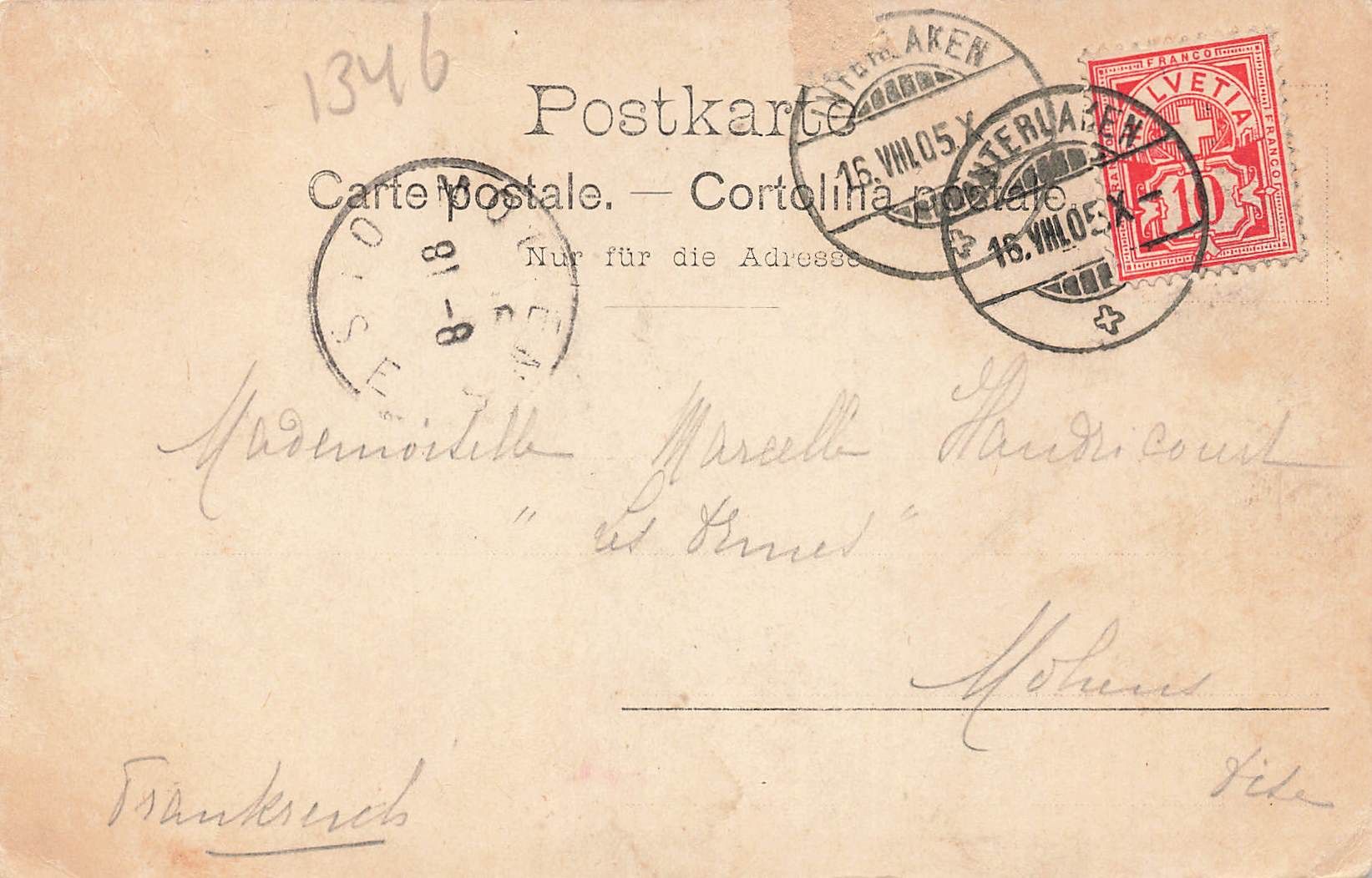 Cartoline postali: Jungfrau bahn (BE) Station Eigergletscher – Usato da Biasca venduto da Blenio71 1
