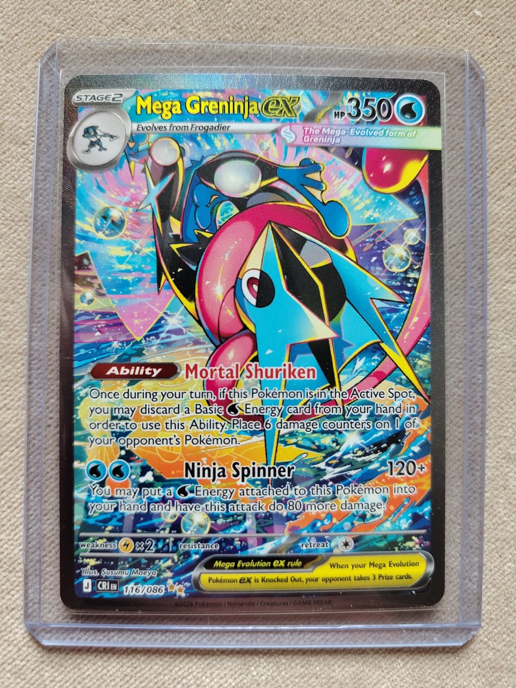 Pokémon Carte collezionabili: Mega Greninja EX 116 / 086, EN – Usato da Biel/Bienne venduto da maercu17