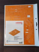 MÄRKLIN: GLEISPLAN ZEICHENSCHABLONE 2415 C-GLEISE M:1:5