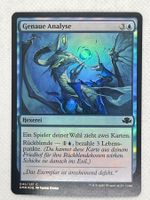 MTG Foil "Genaue Analyse" (Commander Masters) Near Mint!