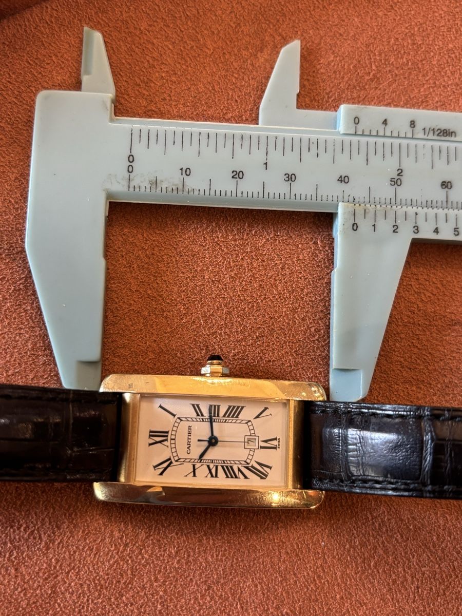 Cartier Orologi: Cartier Tank Americaine Oro Automatico – Usato da Mendrisio venduto da TicinoWatchLab 9
