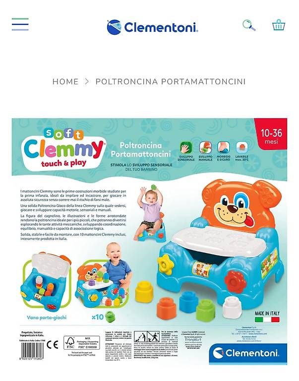 Spielzeuge: Poltroncina portamattoncini soft – Gebraucht aus Lugaggia von bac_b5v9