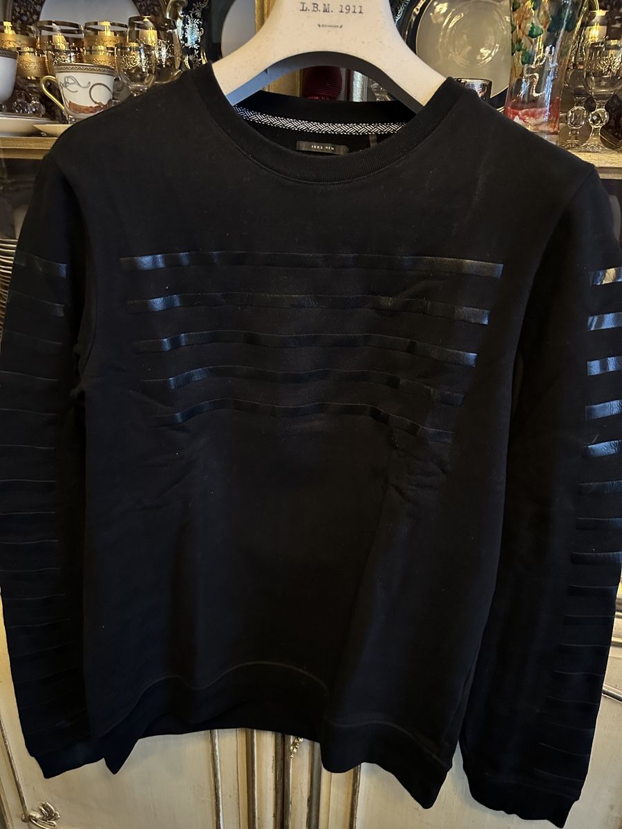 IKKS Pullover & Sweatshirts: Pull en laine IKKS avec détails en cuir Wollpullover – Gebraucht aus Mont-sur-Lausanne von jolieresale 4