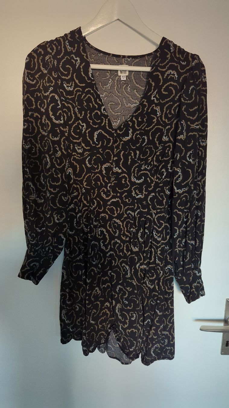 Vestiti: Schickes Musterkleid Gr. 38 schwarz/gold – Nuovo (secondo la descrizione) da Neuheim venduto da sh0_gbz7