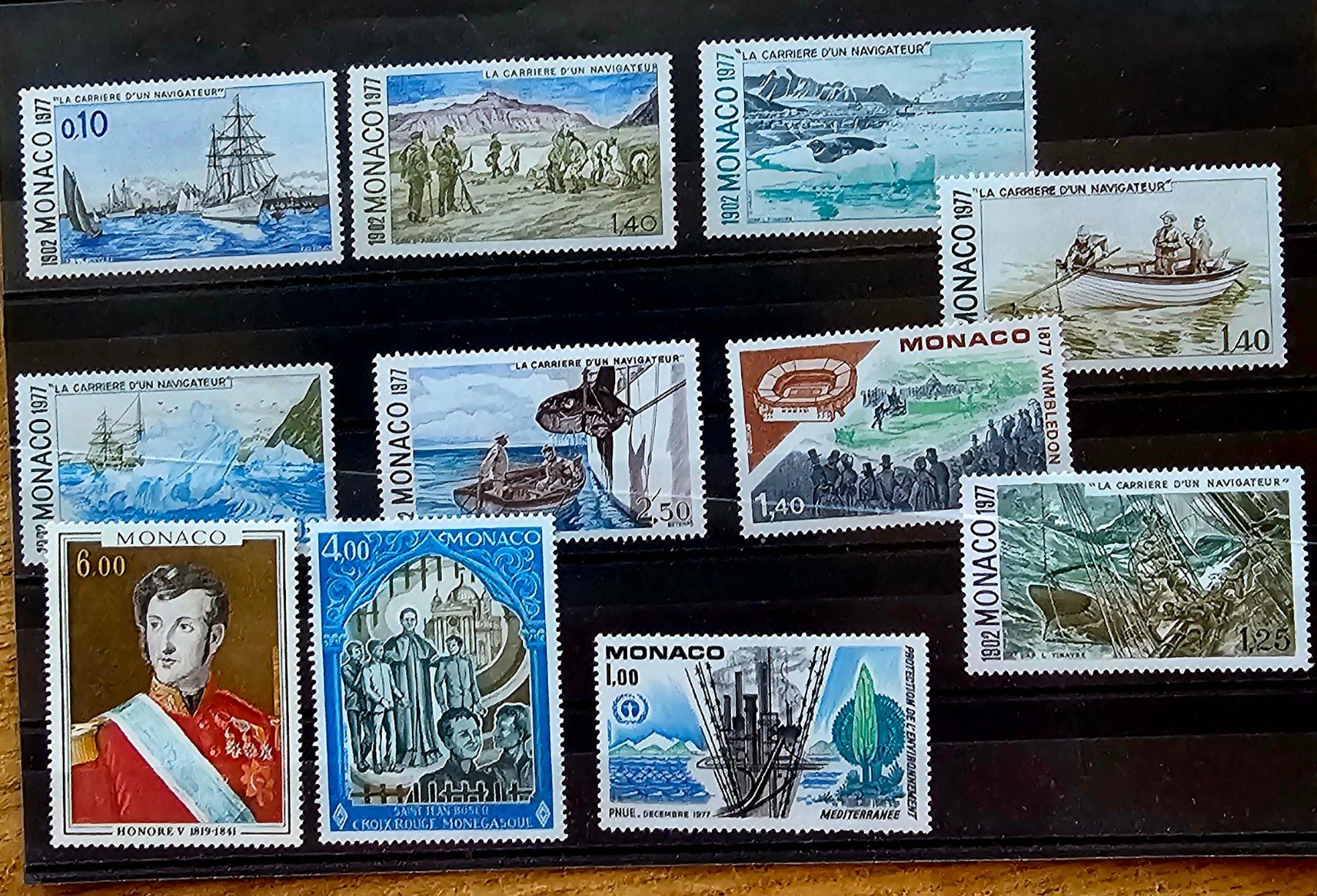 Alle Briefmarken: MONACO  timbres neufs ** ~1977 – Neu (gemäss Beschreibung) aus Les Valettes von Nuba1