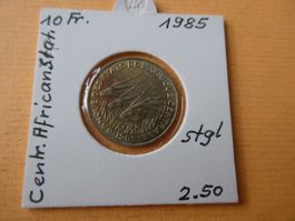 Central African States 1985, 10 Francs    stgl