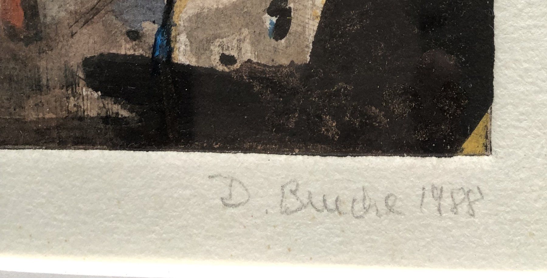 Dipinti: D.Bueche - R.Aqua - "Gartenpfad" – Usato da Schaffhausen venduto da durruti 4