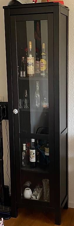 Vetrine: Vitrine schwarz mit Glastür – Usato da Hünenberg venduto da ste_78rv