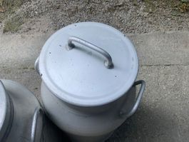 Milchkanne Aluminium 2 Stk.  40 Liter