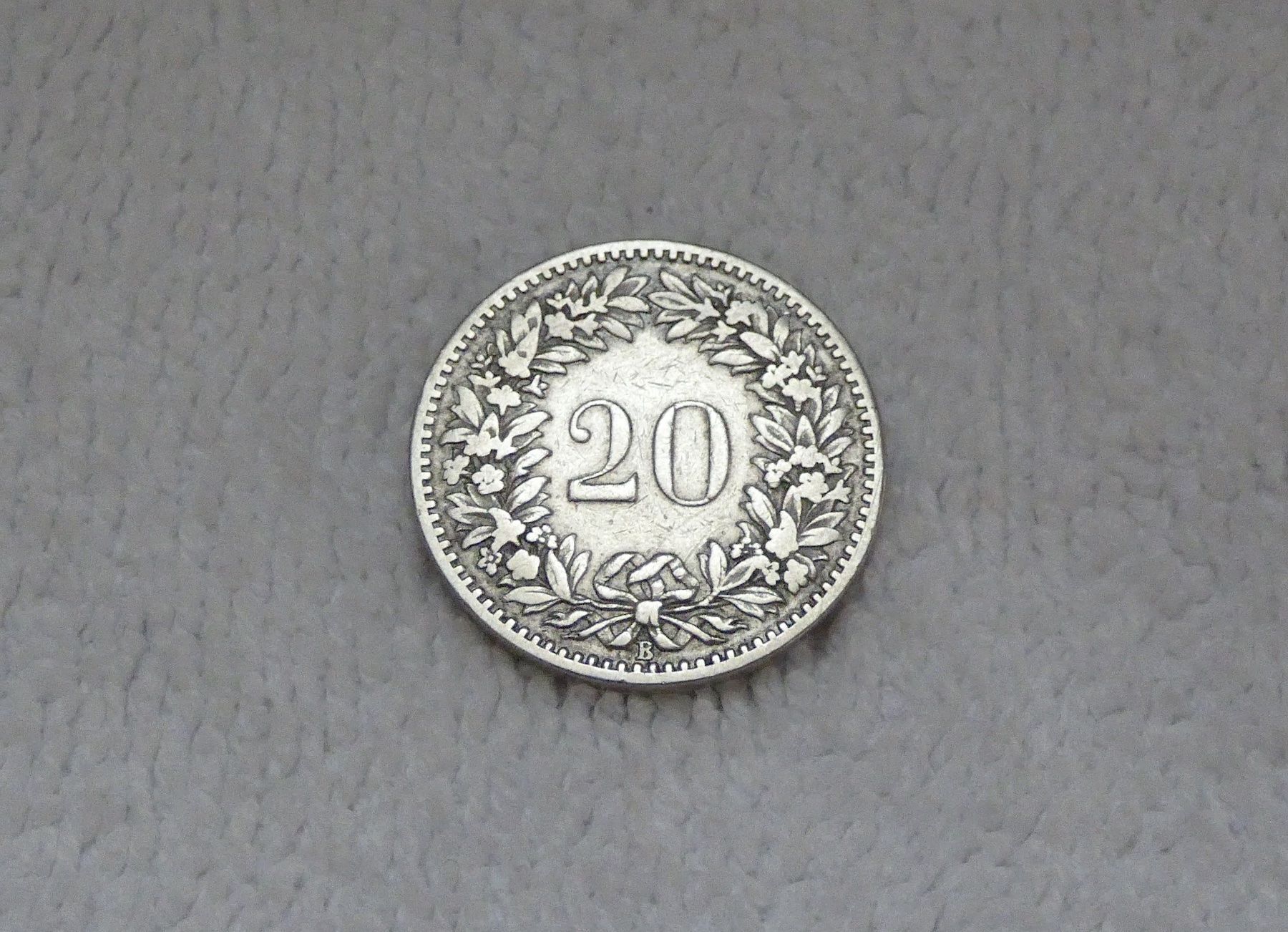 Tutti le monete: 20 centimes/rappen 1881 – Usato da Nyon venduto da Ilmi09 1