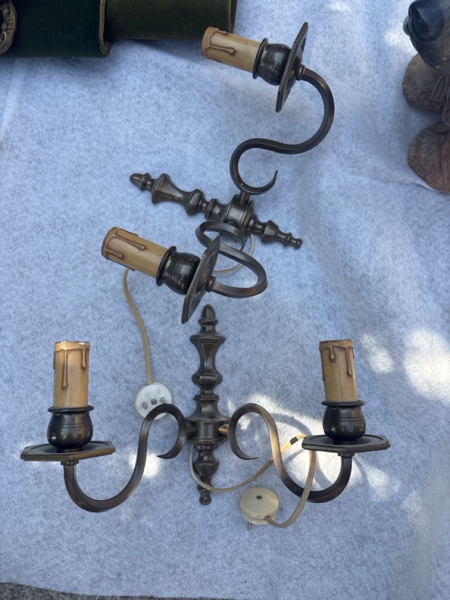Lampade: Wandleuchter zweier Set Nr 1 – Usato da Reinach venduto da handyman_gp