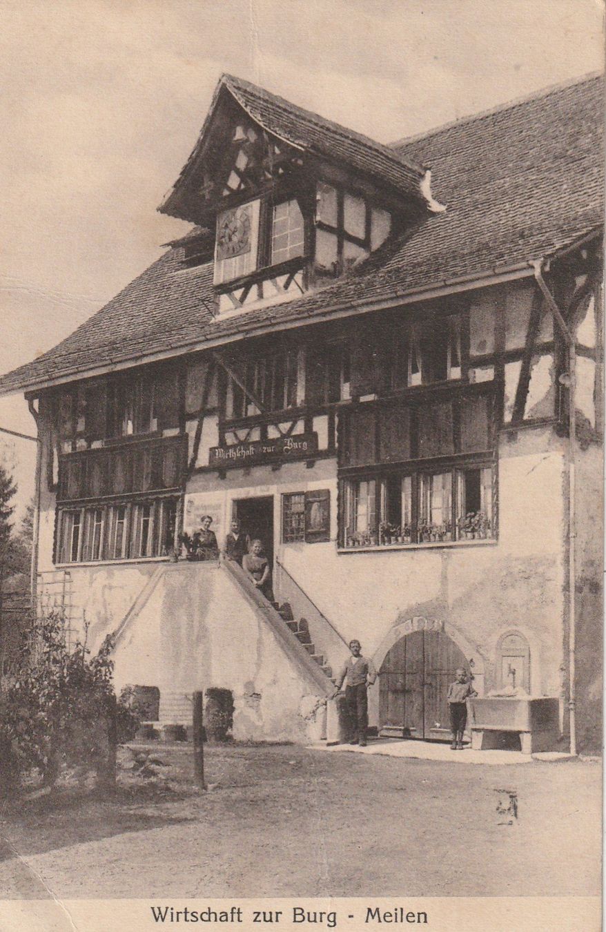 Cartoline postali: Meilen Restaurant Burg – Usato da Rorschacherberg venduto da fratovi2
