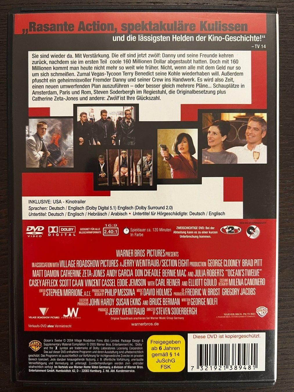 Tutti i DVDs: Oceans Twelve – Usato da Zürich venduto da FilmFreunde 1