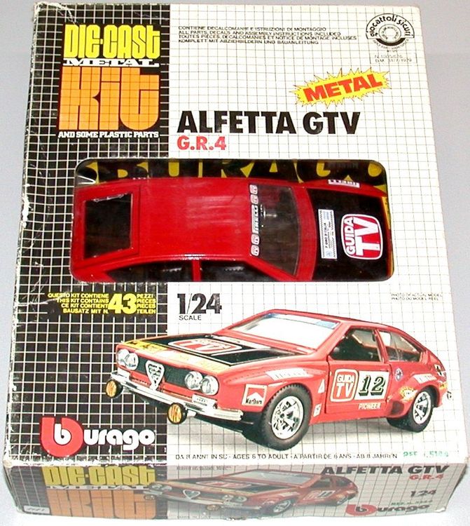 Kit Tron Model 1/43 - Alfa Romeo Alfetta Gr.2 #21 Zandvoort 1973 - Résine Italie