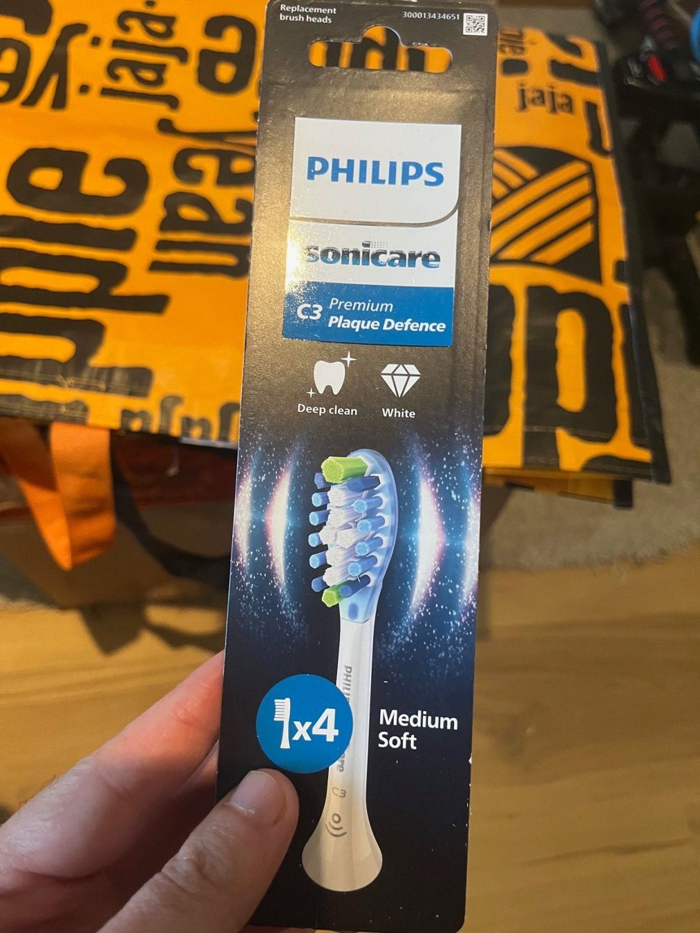 Philips Sonicare Cura dei denti: Philips C3 Plaque defence blanc x4 – Nuovo e nell'imballaggio originale da Noville venduto da Berlusconi55