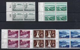 Pro Patria Viererblocks 1954 postfrisch    14670