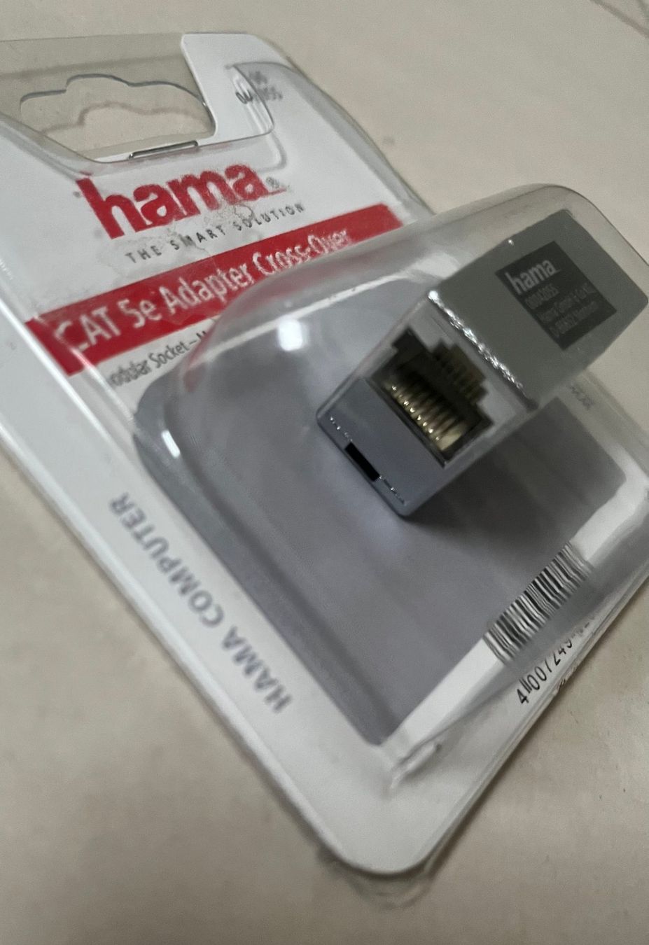 Unità & Adattatore: hama - CAT 5e Adapter Cross Over / Kupplung – Nuovo e nell'imballaggio originale da Zürich venduto da Nostalgia 2