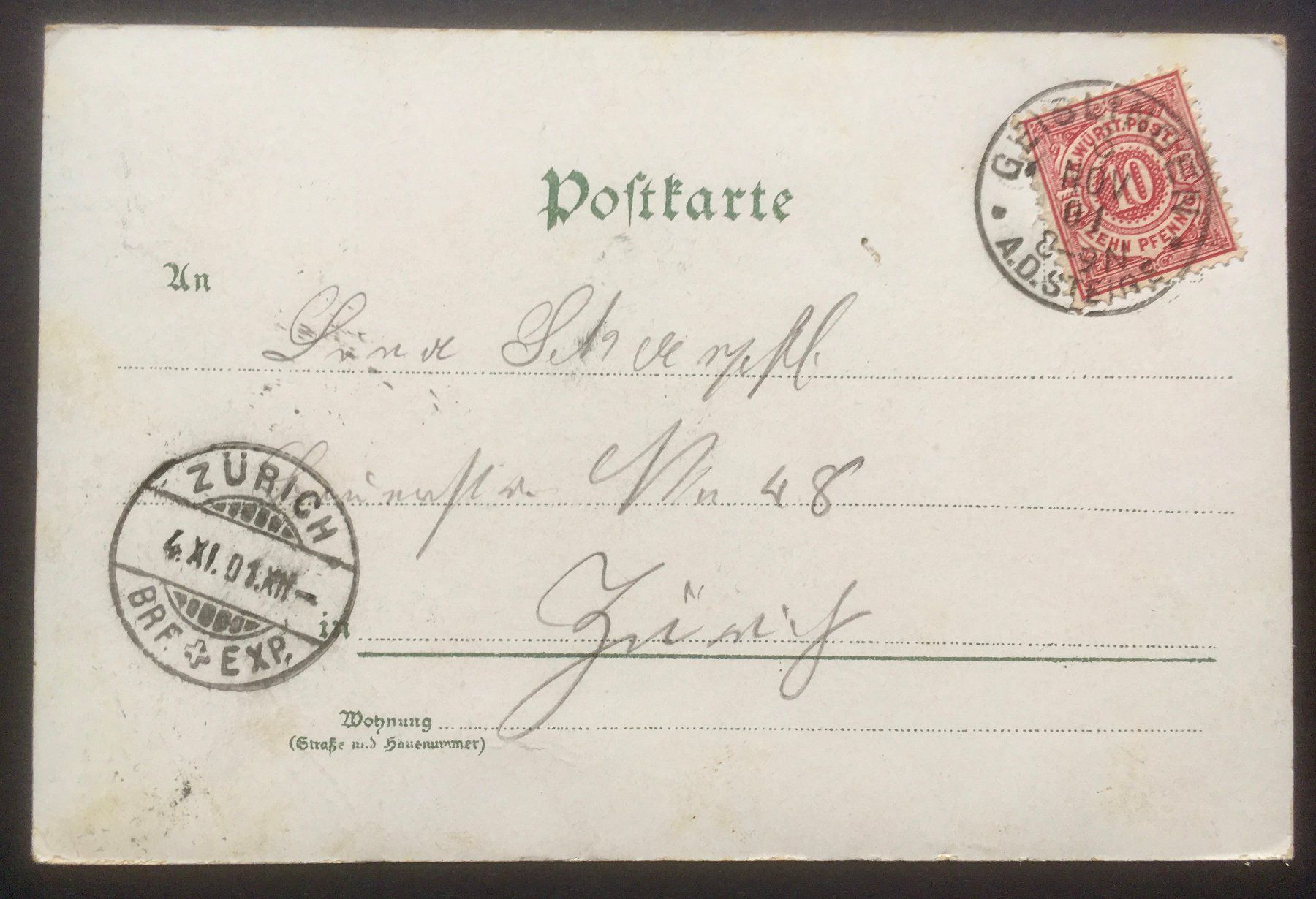 Cartoline postali: Ansichtskarte Geislingen (D) – Usato da Dällikon venduto da All2 1
