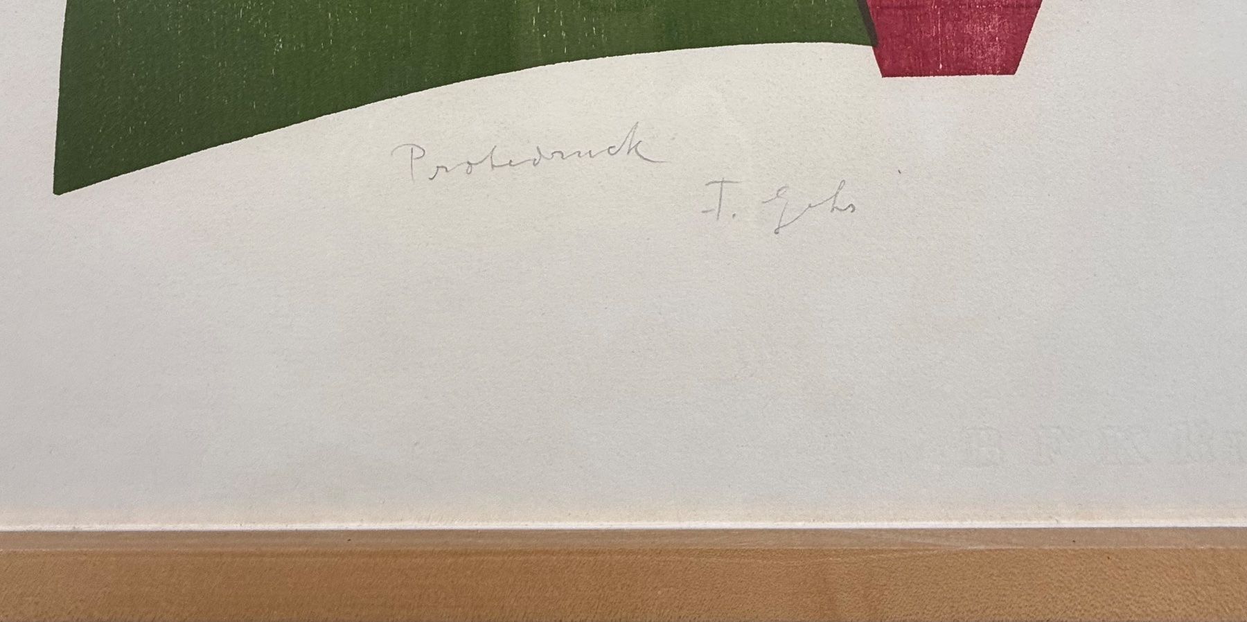 Holzschnitte: Ferdinand GEHR, grosser Holzschnitt, handsigniert. – Gebraucht aus Degersheim von schweizerkunsthandel 2