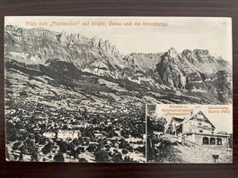 GRABS / WERDENBERG / BUCHS Sommerwirtschaft Montaschin, 1921
