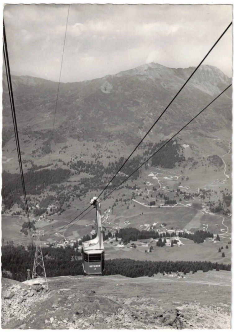 Cartoline postali: Lenzerheide - Luftseilbahn Rothorn – Usato da Binningen venduto da Mountainrider
