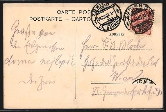 Cartoline postali: Zürich, Bahnhofplatz und Polytechnikum- – Usato da Berlin venduto da bartko-reher 1