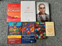 Bücherpaket Meditation, Fokus & Spiritualität – 7 Bücher