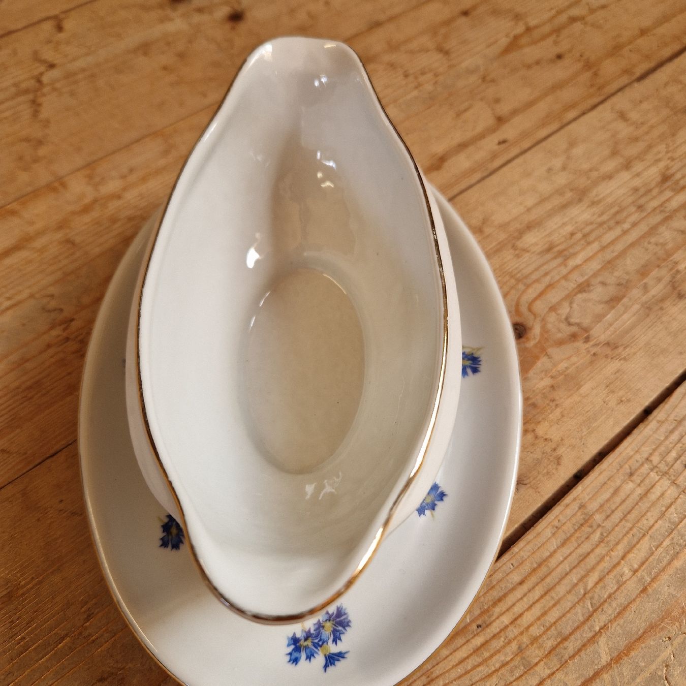 Schalen: Kornblumen Sauciere Langenthal – Gebraucht aus Kollbrunn von Jri 1