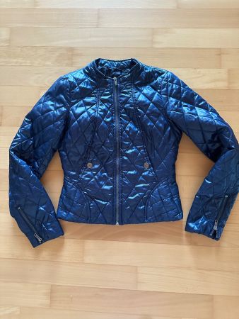 Sehr schöne, leichte Übergangsjacke dunkelblau Grösse 34
