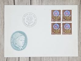 CL13 Enveloppe + Timbre Suisse 1963