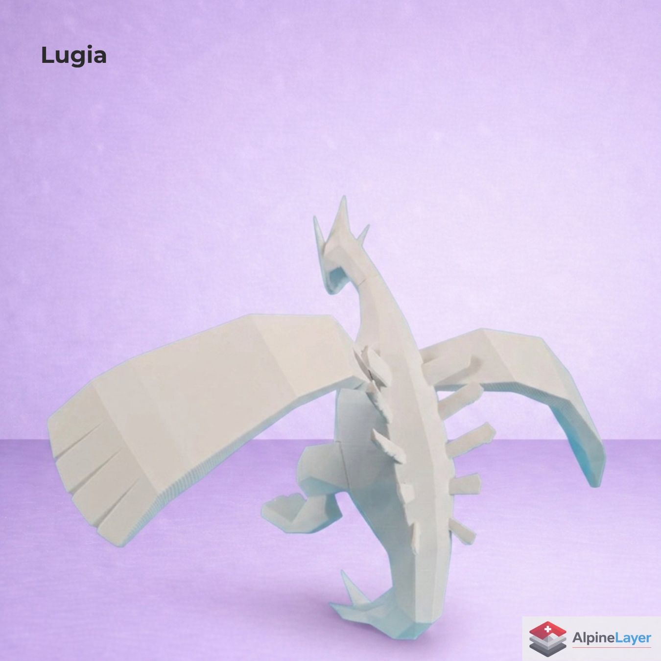 Pokémon Figurines: Lugia Pokemon Figure L Version - Low Poly 3D Print – Neuf (Voir description) à Losone par AlpineLayer 1