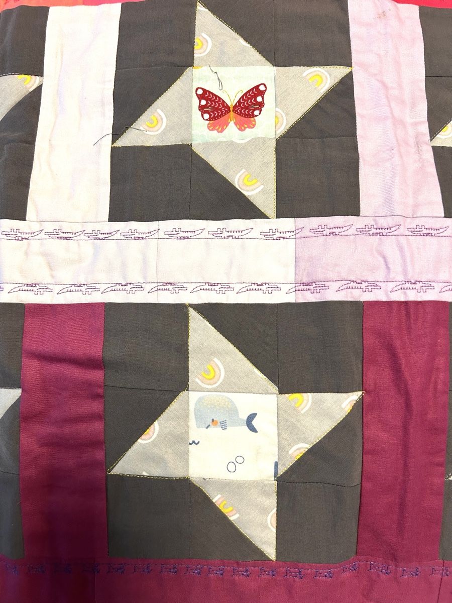 Decken: Handgefertigte Patchwork-Decke bunt mit Tiermotiven – Neu (gemäss Beschreibung) aus Rheineck von snc_g95p 4