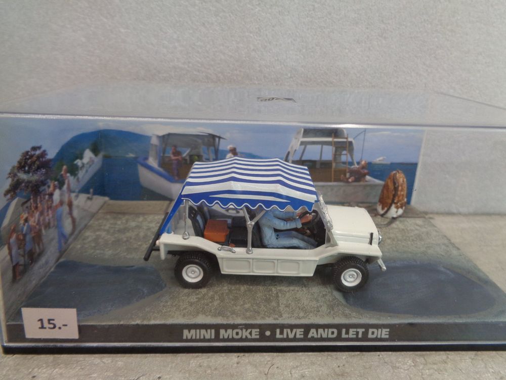 Miniature Voiture 1/43 Austin Mini Moke De Fantômas - Résine - Norev Minichamps