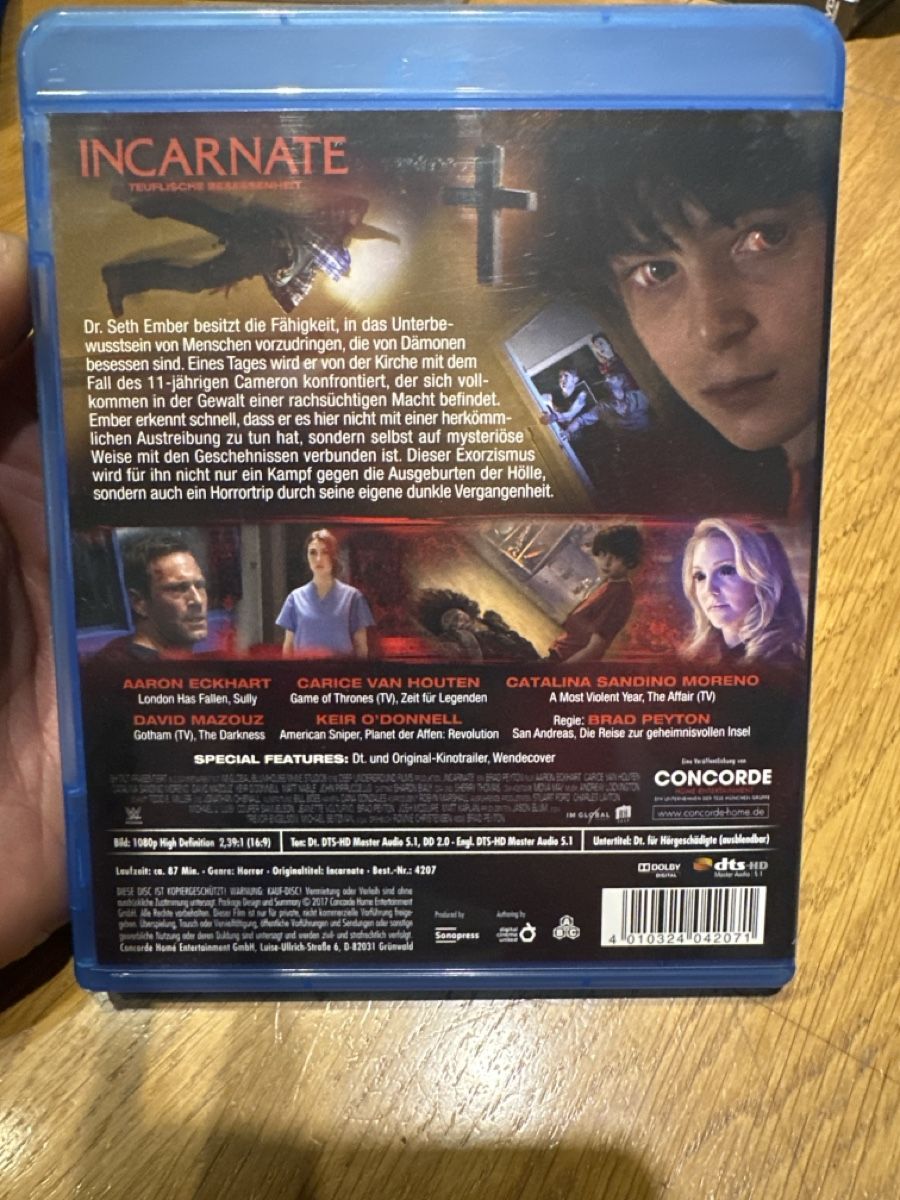 Tutti i DVDs: Incarnate teuflische Besessenheit, Bluray, Aaron Eckhardt – Usato da Benken ZH venduto da Audi-erich 1