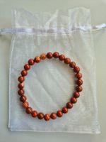 Roter Jaspis Armband 6mm