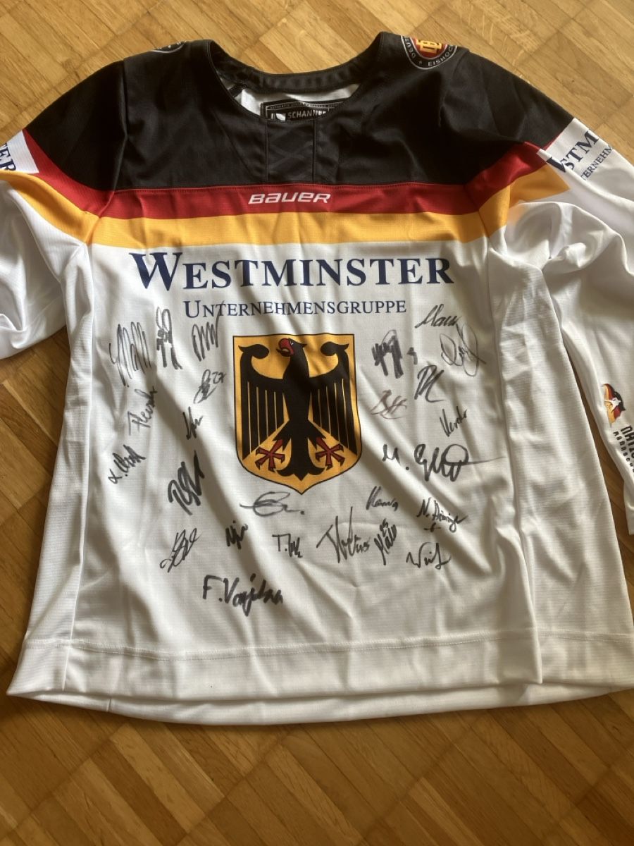 Bauer Canottiere & Pantaloni: Eishockey Trikot Deutschland – Usato da Steffisburg venduto da muggenstutz31