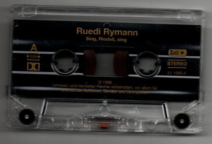 Musicassette: RUEDI RYMANN - SING, RIODELL, SING, MC – Usato da Greifensee venduto da scharmant 3