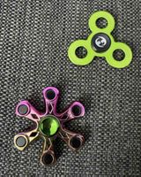 Fidget Spinner Set 2 Stück metallisch akzeptabel
