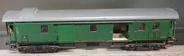 TRIX-EXPRESS: GEPÄCKWAGEN GRÜN BLECHMODELL 20/162/1 OVP
