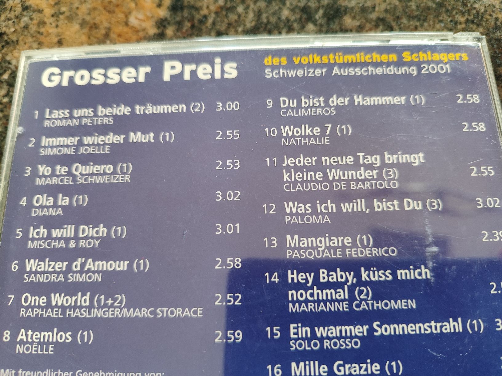 CD: CD, Grosser Preis des volkstümlichen Schlagers – Usato da Madiswil venduto da marmotte63 2