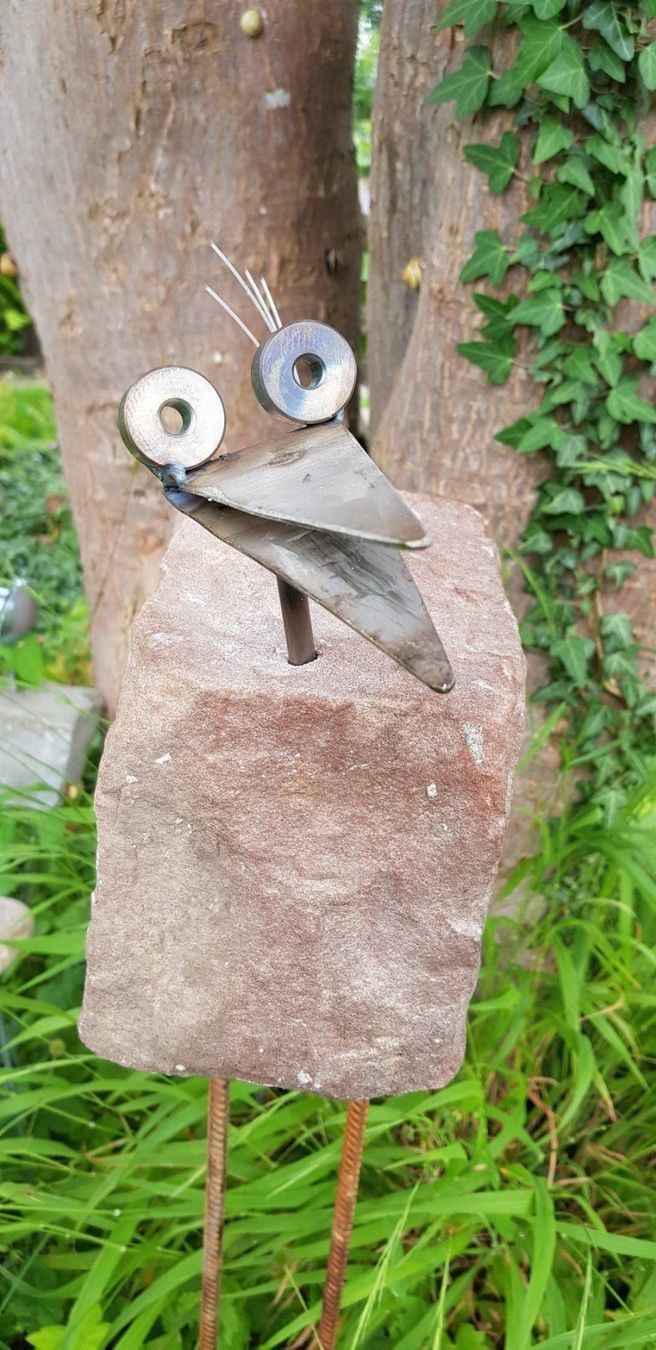Skulpturen & Statuen: Stein- Metall-Vogel – Gebraucht aus Schaffhausen von beny06 6