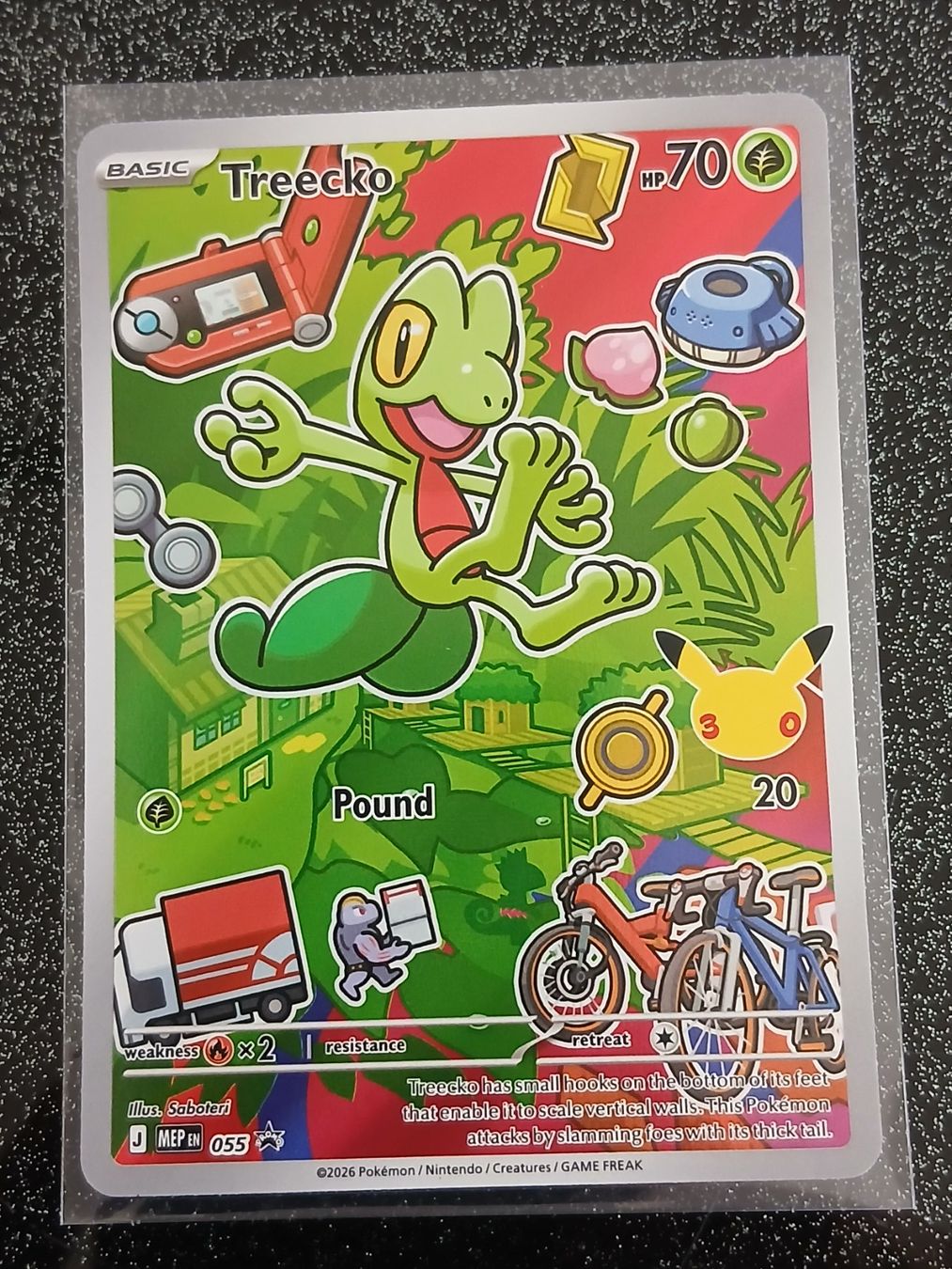 Pokémon Sammelbilder & Trading cards: MEP 055 / Treecko / First Partner Serie 3 Promo / EN – Neu (gemäss Beschreibung) aus Zug von Vorphalak