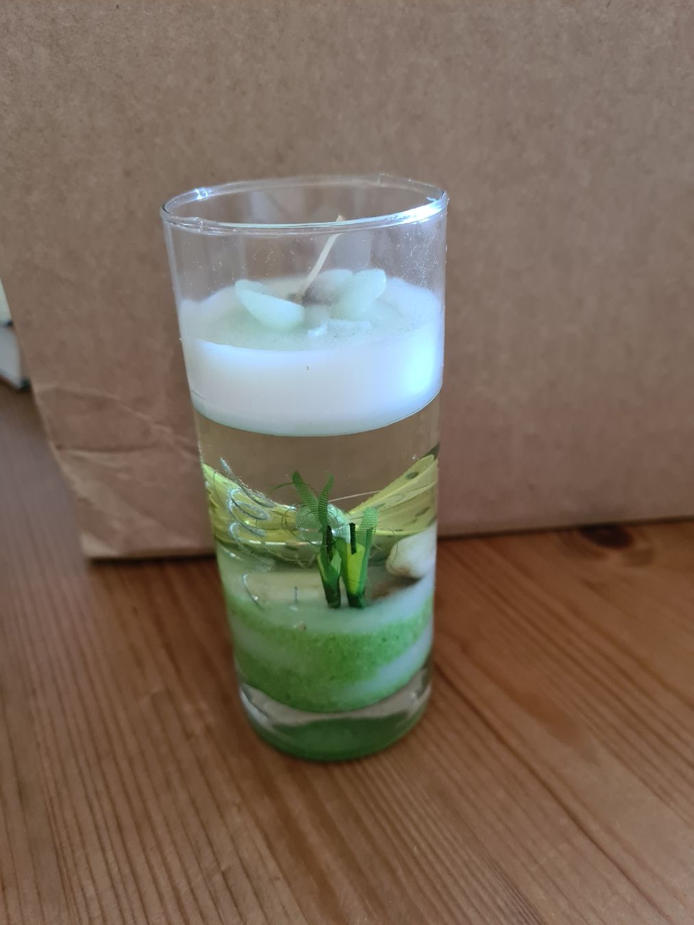 Candele: Dekorative Kerze mit Schmetterling im Glas  – Nuovo (secondo la descrizione) da Horw venduto da Mirii91 1