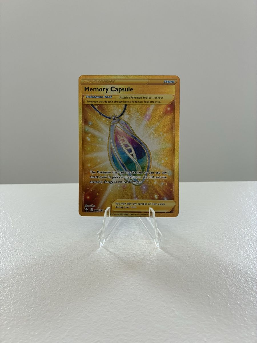 Pokémon Sammelbilder & Trading cards: Carta Pokémon Memory Capsule Gold 202/185  – Neu (gemäss Beschreibung) aus Taverne von nad02026
