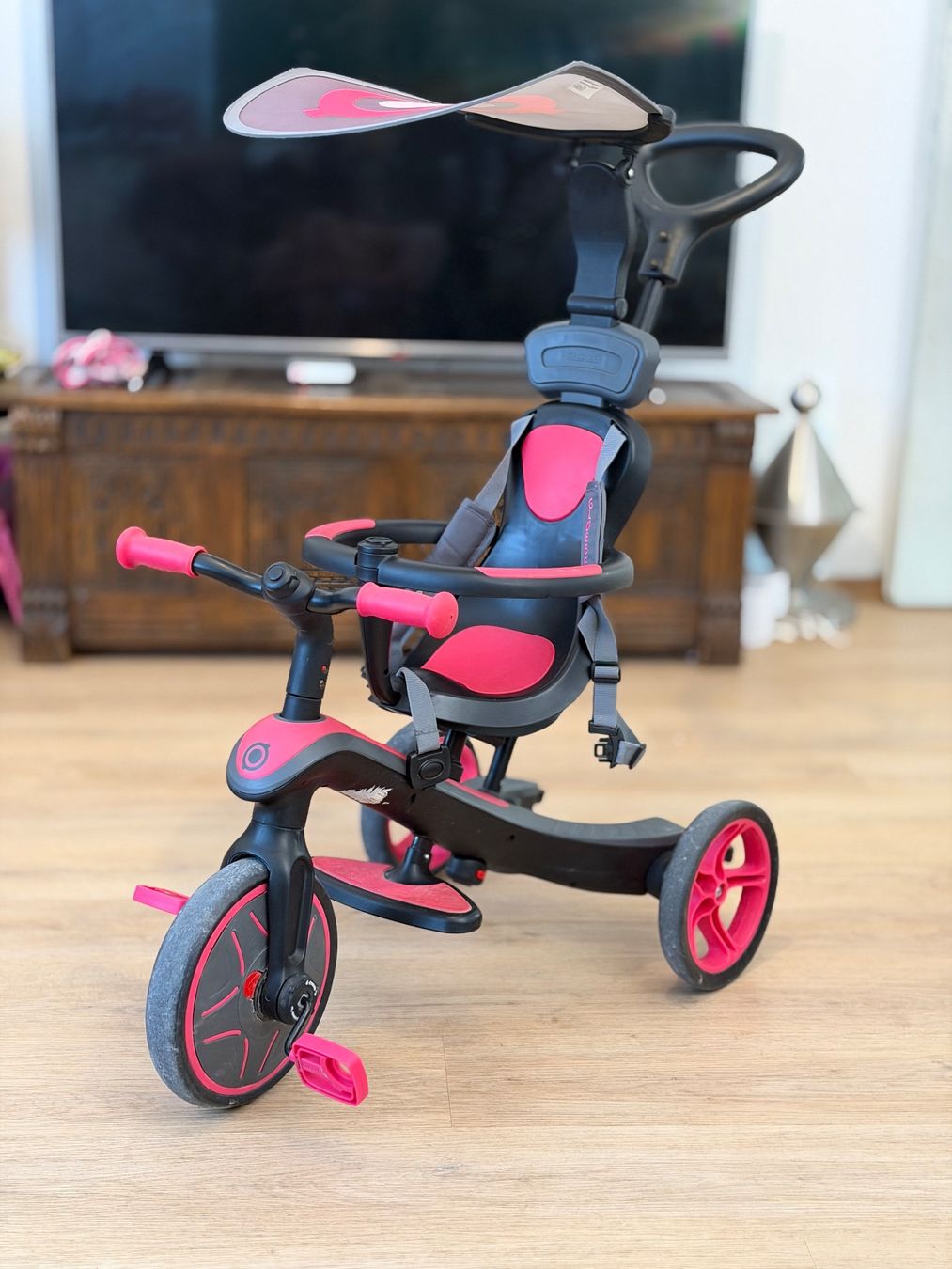 Veicoli per bambini: Globber Explorer Trike 3 in 1 - guter Zustand! – Usato da Buttikon SZ venduto da Karinbruhin